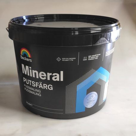 Beckers Mineral Pudsfärg. Pudsmaling og sokkelmaling - Frisk facaden og soklen op - helmat