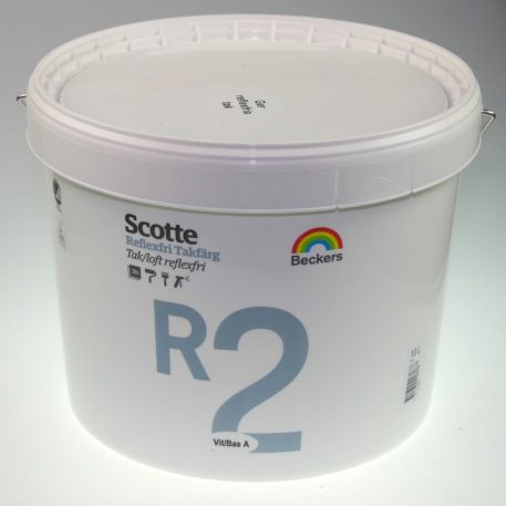 Beckers Scotte R2 Loftmaling Egner sig til flader med meget lysindfald for eksempel vinduer