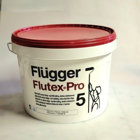 Flügger Flutex Pro 5 – Mat væg- og loftmaling med stærk miljøprofil