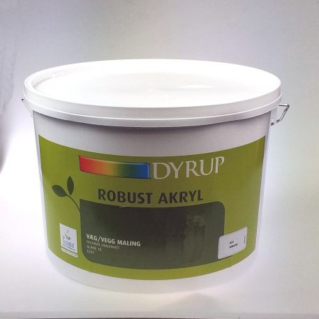 Dyrup Robust Glans 05, 07, 10, 25 (Dekstrem Loft & Vægmaling). 10L. Indendørsmaling